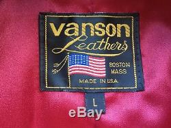 Vanson leather jacket Rich yungcolab supreme limited Edition very Rare Vintage