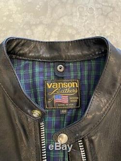 Vanson leather motorcycle jacket