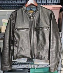 Vanson leathers vintage circa 1980 motorcycle jacket Size 46