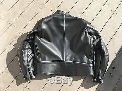 Vanson mens motorcyle leather jacket-size 46-fantastic condition