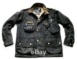 Very Rare Vintage Barbour A7 Steve Mcqueen Style Wax Jacket Motorcycle Icon