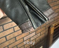 Victory Motorcycles Leather Jacket Padded Elbows Size Large Harley Honda Yamaha