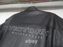 Victory Motorcycles Leather Riding Jacket SIZE 2XL