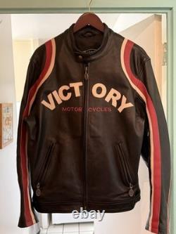 Victory Motorcycles Men's Leather Jacket XL