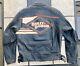 Vintage 04' Harley Davidson Men's PRISM Leather Motorcycle Jacket/XL/Heavy Duty