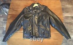 Vintage 1960-70s AMF Harley Davidson Leather Jacket size 40 Tall