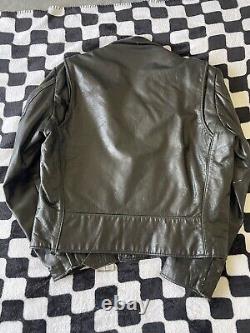 Vintage 1960's Excelled Leather Motorcycle Biker Jacket Sz 40