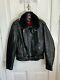 Vintage 1960s Sears Oakbrook Motorcycle Jacket Mens Size 36 Black Made In USA