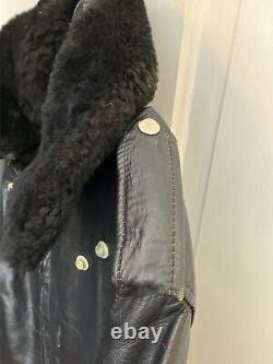 Vintage 1960s Sears Oakbrook Motorcycle Jacket Mens Size 36 Black Made In USA