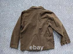 Vintage 1960s made in JAPAN faux suede M western BOHO hippie motorcycle jacket