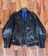 Vintage 1970s Perfect Style Leather Motorcycle Jacket Black Steerhide M/L