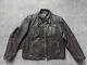 Vintage 1970s motorcycle jacket LESCO brown XL east west TALON ZIP biker 46-48