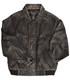 Vintage 1990s bomber EDDIE BAUER leather jacket M motorcycle PATINA brown