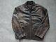 Vintage 1990s leather MOTORCYCLE patina leather L jacket MAD MAX bomber harley