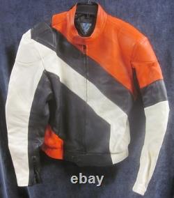 Vintage 1993 Rex Marsee Vetter Leather Motorcycle Jacket Size 44