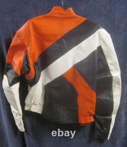 Vintage 1993 Rex Marsee Vetter Leather Motorcycle Jacket Size 44