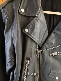 Vintage 1995 Genuine Leather Motorcycle Jacket Classic Style Size M