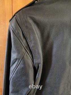 Vintage 1995 Genuine Leather Motorcycle Jacket Classic Style Size M