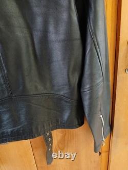 Vintage 1995 Genuine Leather Motorcycle Jacket Classic Style Size M