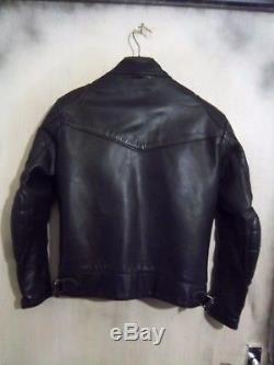 Vintage 60's Belstaff Leather Perfecto Motorcycle Jacket Size S