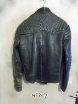 Vintage 60's Mascot Leather Brando Motorcycle Jacket 38