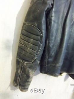 Vintage 60's Mascot Leather Brando Motorcycle Jacket 38