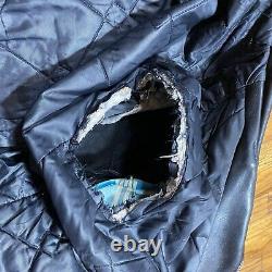 Vintage 60s 70s Black Leather Motorcycle Jacket Medium Super Heavy Duty
