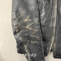 Vintage 60s Cafe Racer Leather Jacket