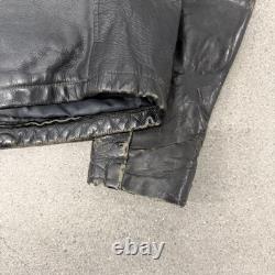 Vintage 60s Cafe Racer Leather Jacket