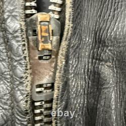 Vintage 60s Cafe Racer Leather Jacket