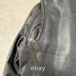 Vintage 60s Cafe Racer Leather Jacket