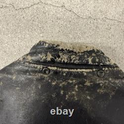 Vintage 60s Cafe Racer Leather Jacket