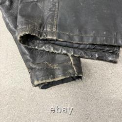 Vintage 60s Cafe Racer Leather Jacket