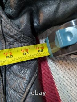 Vintage 60s Donald S. Lavigne Dragon Art Motorcycle Biker Leather Jacket M/L