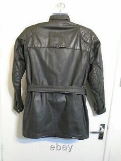 Vintage 70'S Belstaff TOURMASTER TROPHY Waxed Motorcycle Jacket Size 38 UK Made