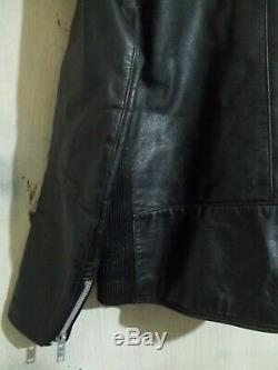 Vintage 70's Belstaff Leather Perfecto Motorcycle Jacket Size 42