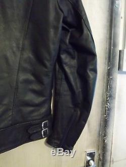 Vintage 70's Lewis Leathers Super Sportsman Leather Motorcycle Jacket Size 40