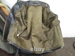 Vintage 70's Schott Leather Cafe Racer Motorcycle Jacket Size 42