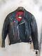 Vintage 70's Tt Leathers Perfecto Motorcycle Jacket Size 38 Ace Patina
