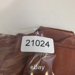 Vintage 70s Cafe Leather Jacket Sz 42 Burnt Orange Racer Motorcycle