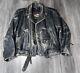 Vintage 70s Harley Davidson Leather Motorcycle Biker Jacket Sz M VTG RARE MOTO