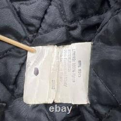 Vintage 70s Motorcycle Jacket Mens 44 Excelled Black Leather Pebbled Grain USA