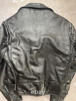 Vintage 70s Schott Perfecto Motorcycle Jacket Talon Zipper? Made in USA MINT