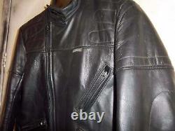 Vintage 80's Belstaff Leather Perfecto Motorcycle Biker Jacket Size 40