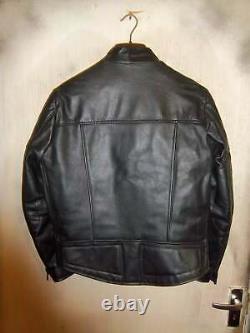 Vintage 80's Belstaff Leather Perfecto Motorcycle Biker Jacket Size 40