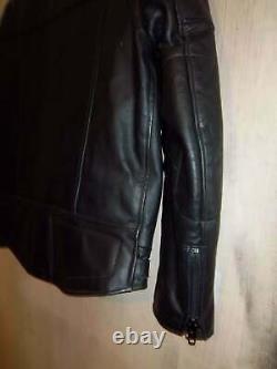 Vintage 80's Belstaff Leather Perfecto Motorcycle Biker Jacket Size 40