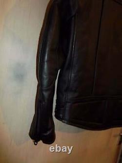 Vintage 80's Belstaff Leather Perfecto Motorcycle Biker Jacket Size 40