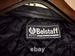 Vintage 80's Belstaff Leather Perfecto Motorcycle Biker Jacket Size 40