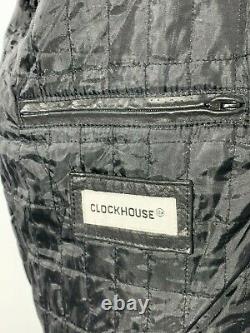 Vintage 80's Clockhouse Leather Motorcycle Racing Jacket Size L