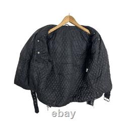 Vintage 80's Hein Gericke Men's Black Leather Motorcycle Jacket Size 44